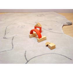 Tapis Ours - Art for kids by AFKliving