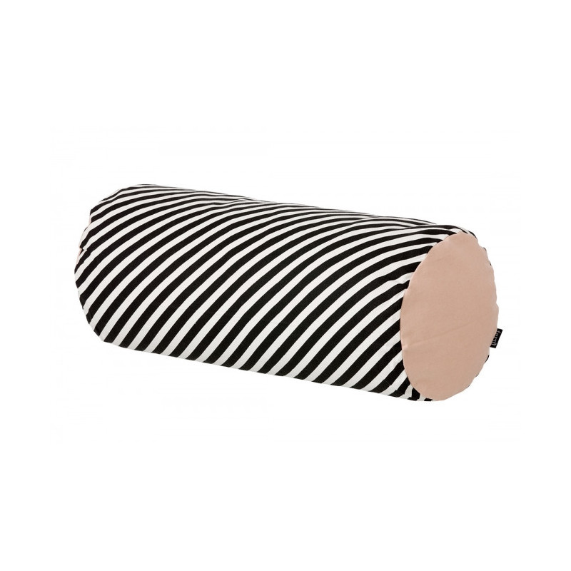 Coussin Cylindre Black Stripes - Ferm Living