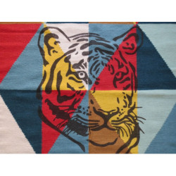 Tapis Arlequin Tigre 100x150 - Varanassi