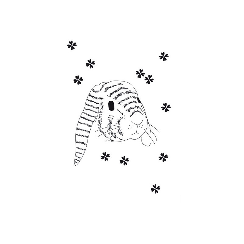 Sticker Tête de Lapin - Mimi Lou
