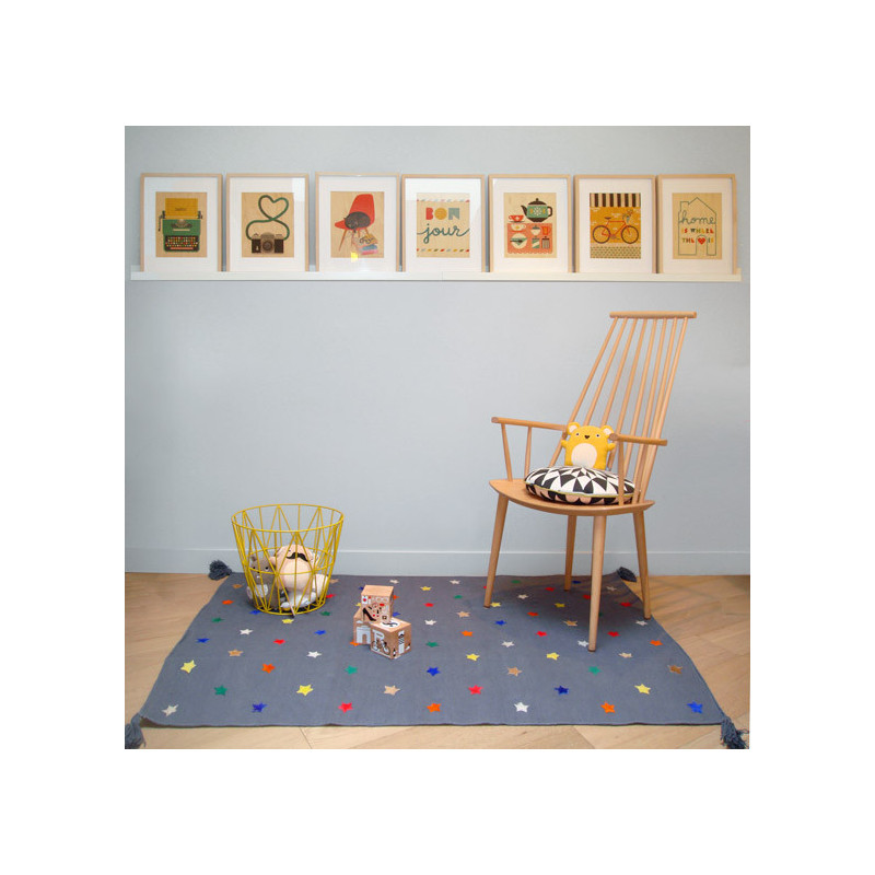 Tapis Etoiles 110x160 - Art for kids by AFKliving