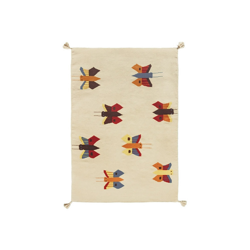 Tapis Butterflies 110x160  - Art for kids by AFKliving