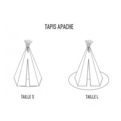 Tapis Apache Scales L - Nobodinoz