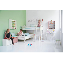 Bureau Enfant évolutif Study Blanc + tiroir - Flexa
