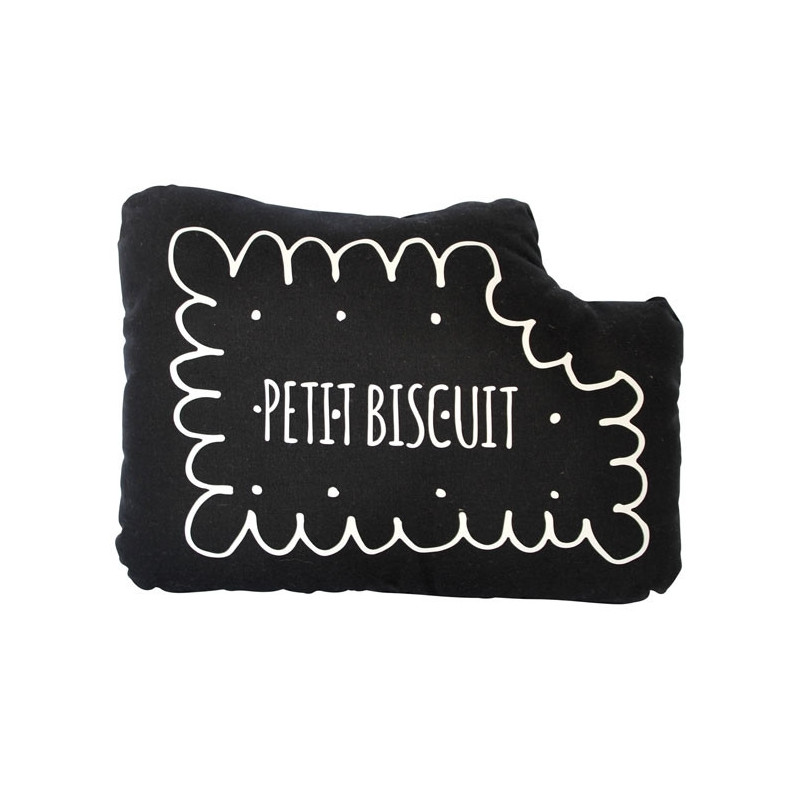 Coussin Petit Biscuit - Black&White - Annabel Kern