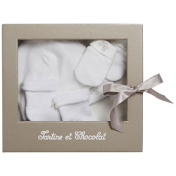 Coffret cadeau de naissance - Bonnet - Tartine et Chocolat