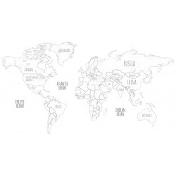 Sticker Carte du Monde XL - Lilipinso
