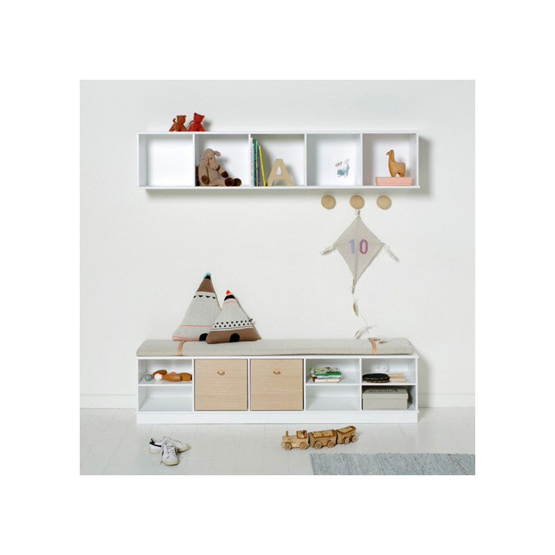 Bilbliothèque Horizontale Wood 5x1 - Oliver Furniture