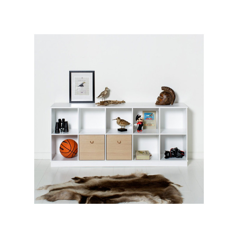 Bilbliothèque Horizontale Wood 5x2 - Oliver Furniture