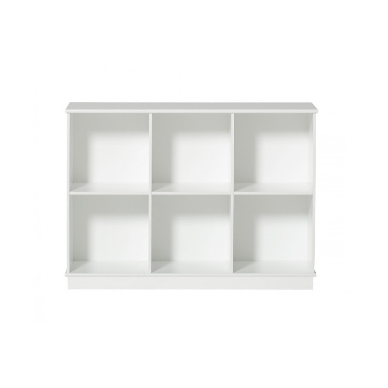 Bilbliothèque Horizontale Wood 3x2 - Oliver Furniture