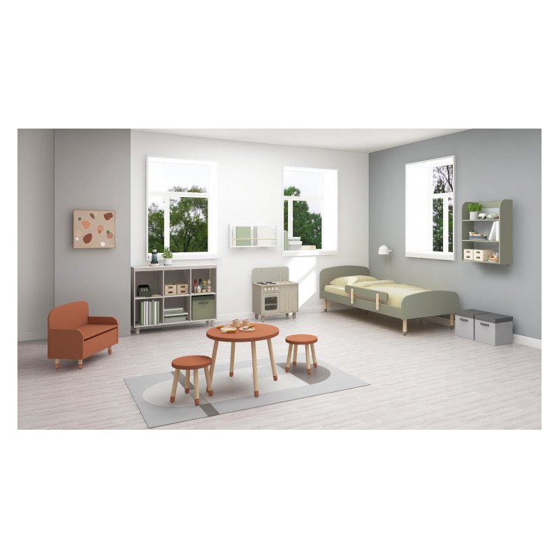 WOLTU Coffre à Jouet Banc De Rangement Enfant Avec Couvercle - Bibliothèque Et Banquette Blanche 60x30x44cm