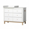 Commode à langer 6 tiroirs Wood S - Oliver Furniture
