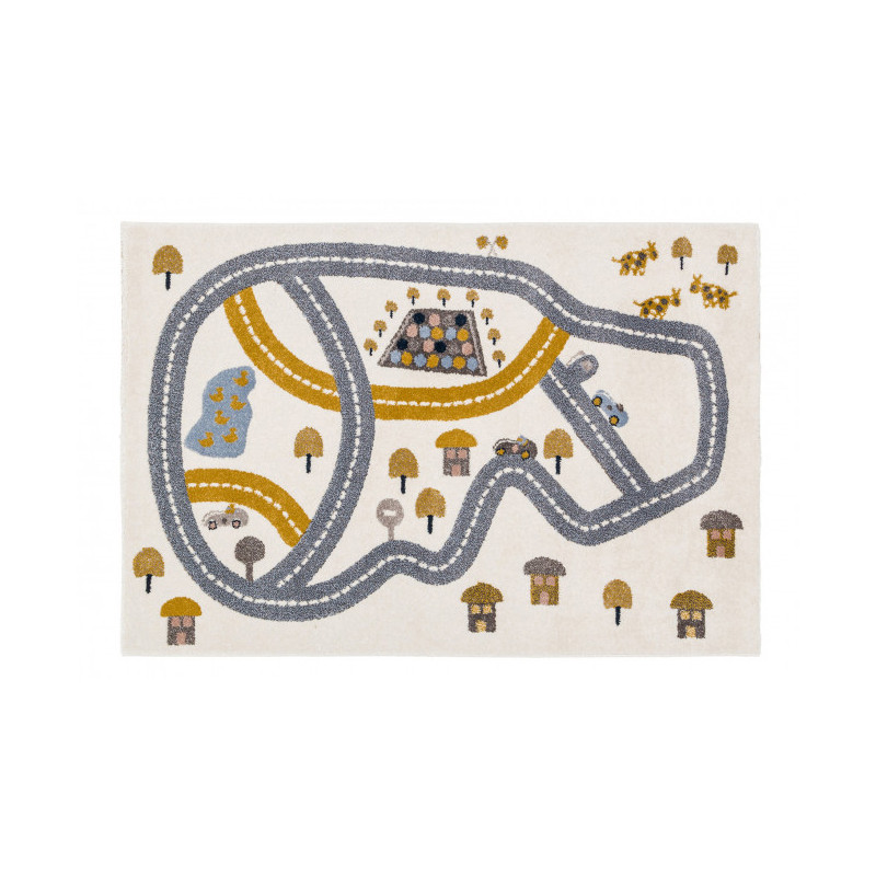 Tapis Race Track 135x190 - Art for kids by AFKliving