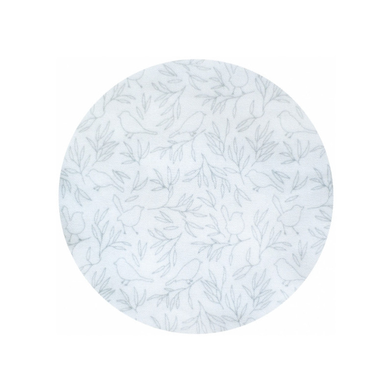 Couverture polaire 75 x 100 cm Grey Birds - Les Reves d'Anais