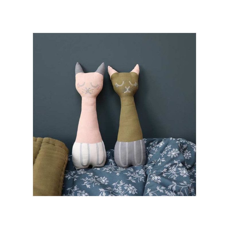 Coussin Doudou Tall Cat - Camomile London