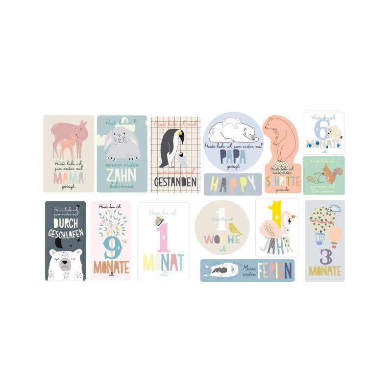 Sticker Baby cards - Mimi Lou