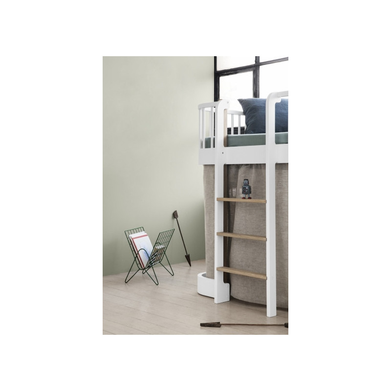 Lit mezzanine mi-hauteur Wood - Oliver Furniture