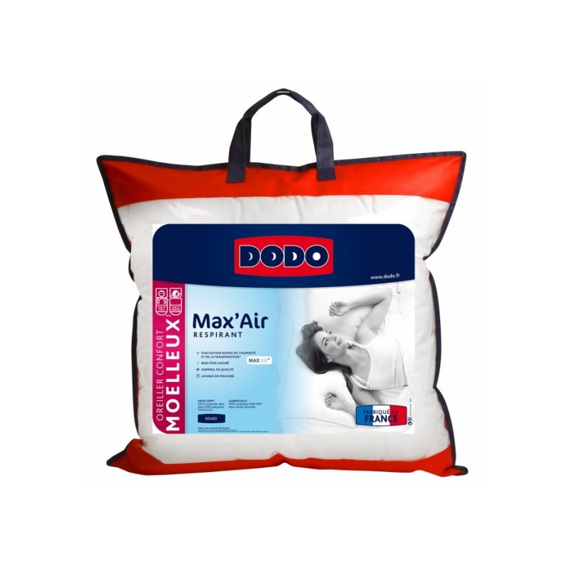 Oreiller MAX'AIR 60x60 - Dodo