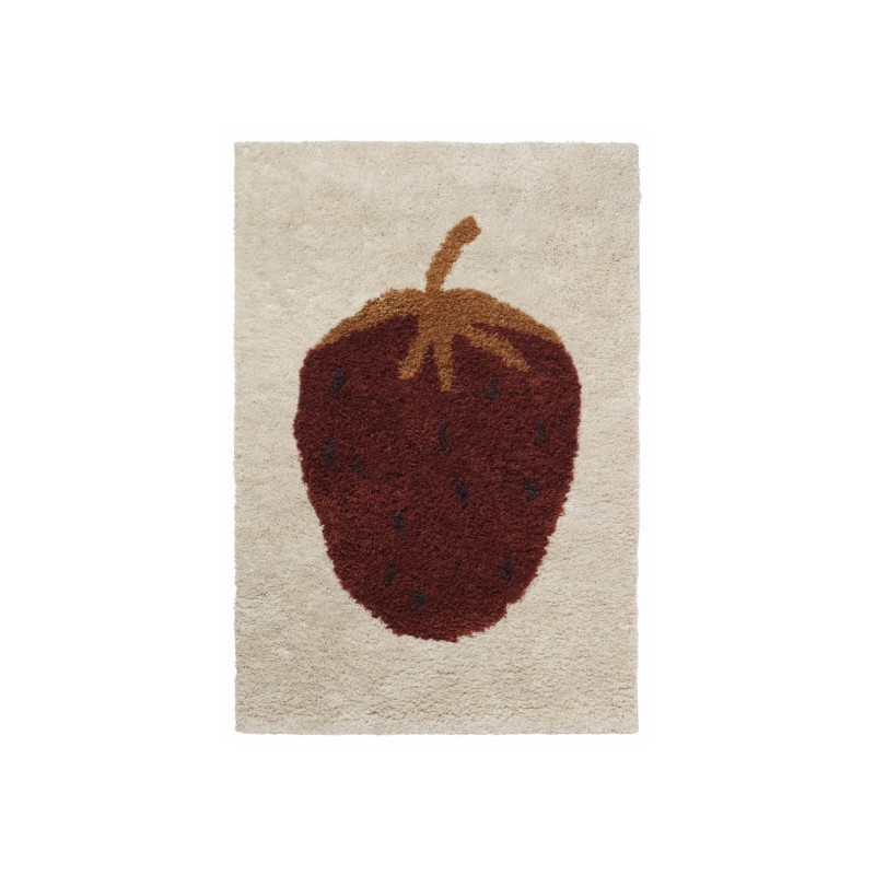 Tapis Fruiticana Fraise 120x180 - Ferm Living