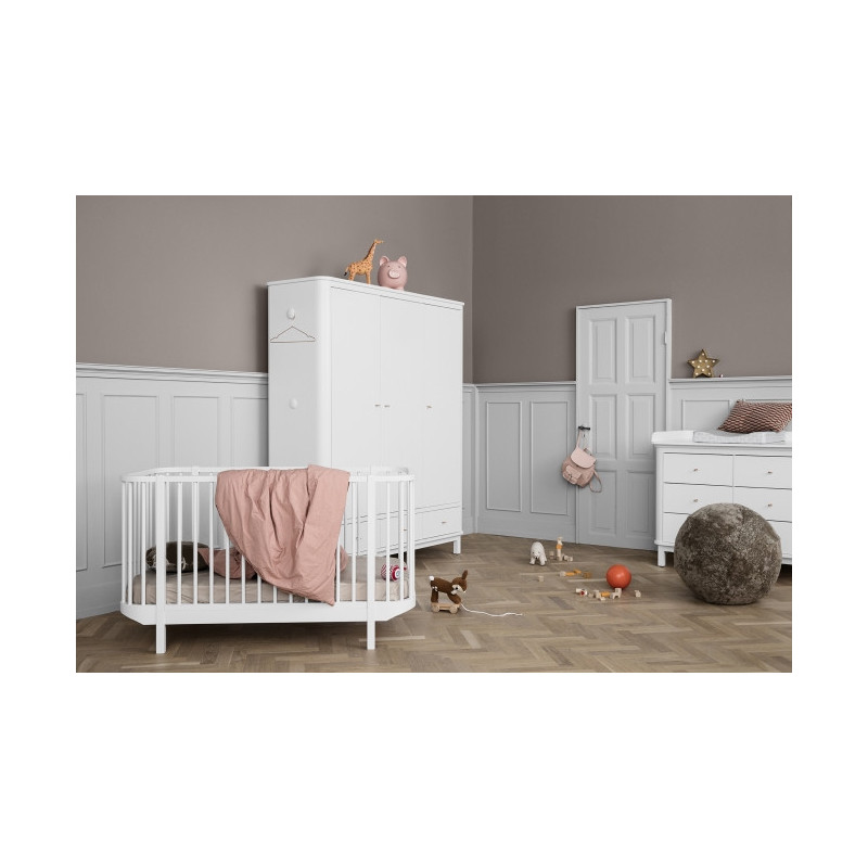 Mini Chambre bébé Wood évolutive - Oliver Furniture
