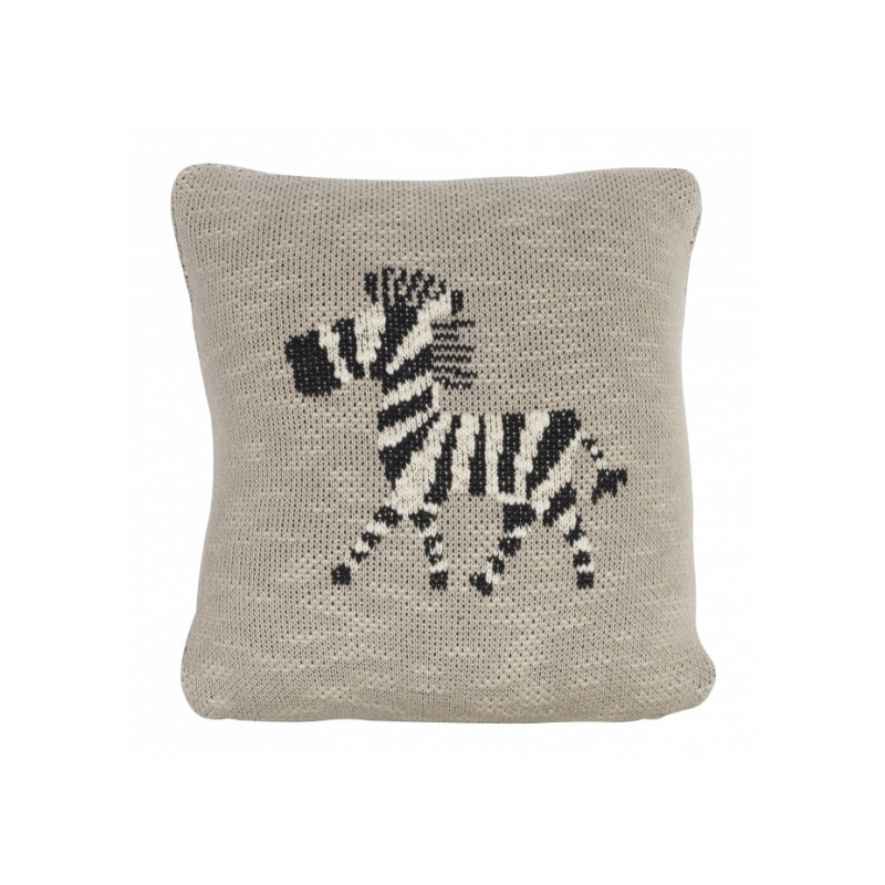 Coussin tricoté Zèbre Zebra - Quax
