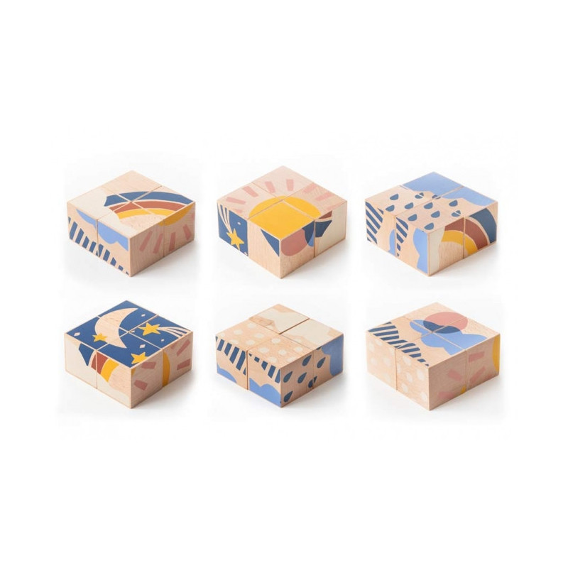 Cubes en bois Weather - Nobodinoz