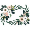 Sticker XL Ornement de fleurs - Lilipinso