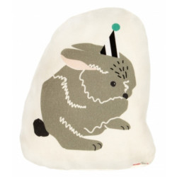 Coussin Doudou Lapin Party Rabbit - Mimi Lou