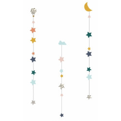 Sticker fils d'étoiles et lune - Mimi Lou
