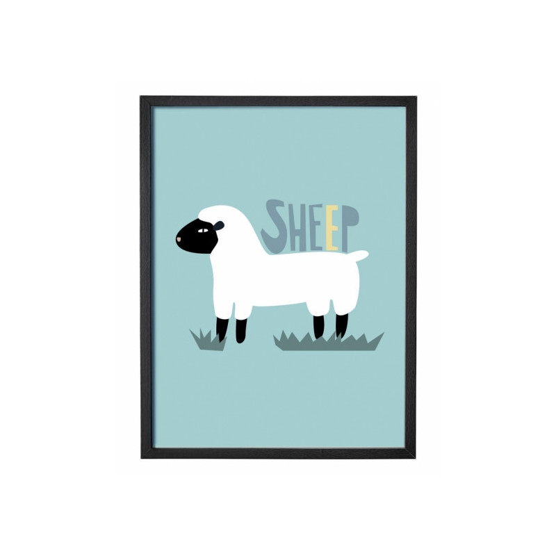 Affiche encadrée Mouton Sheep - Bloomingville