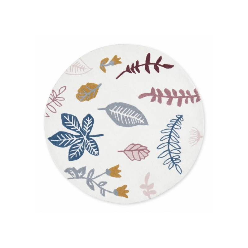 Tapis rond Pressed Leaves - CamCam