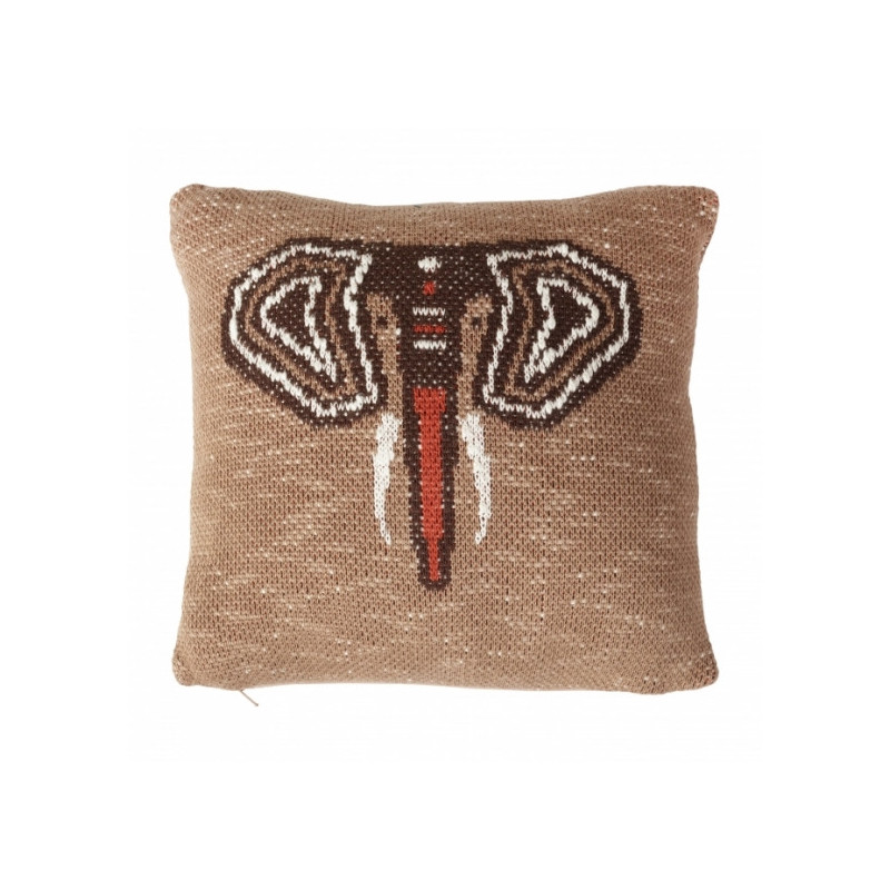 Coussin en tricot Elephant 30x30 - Quax
