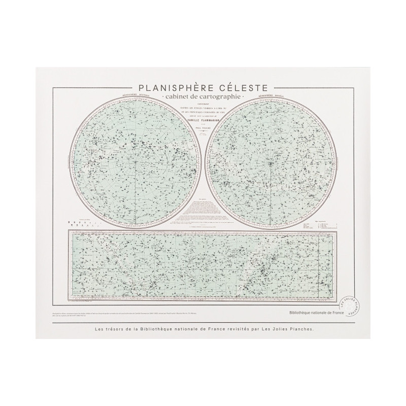 Planche Planisphère celeste - Les Jolies Planches