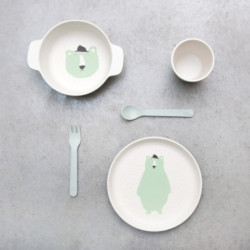 Set de vaisselle Ours polaire Mr Polar Bear - Trixie