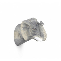 Patère sculptée Elephant - Ferm Living