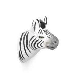 Patère sculptée Zebra le zèbre - Ferm Living