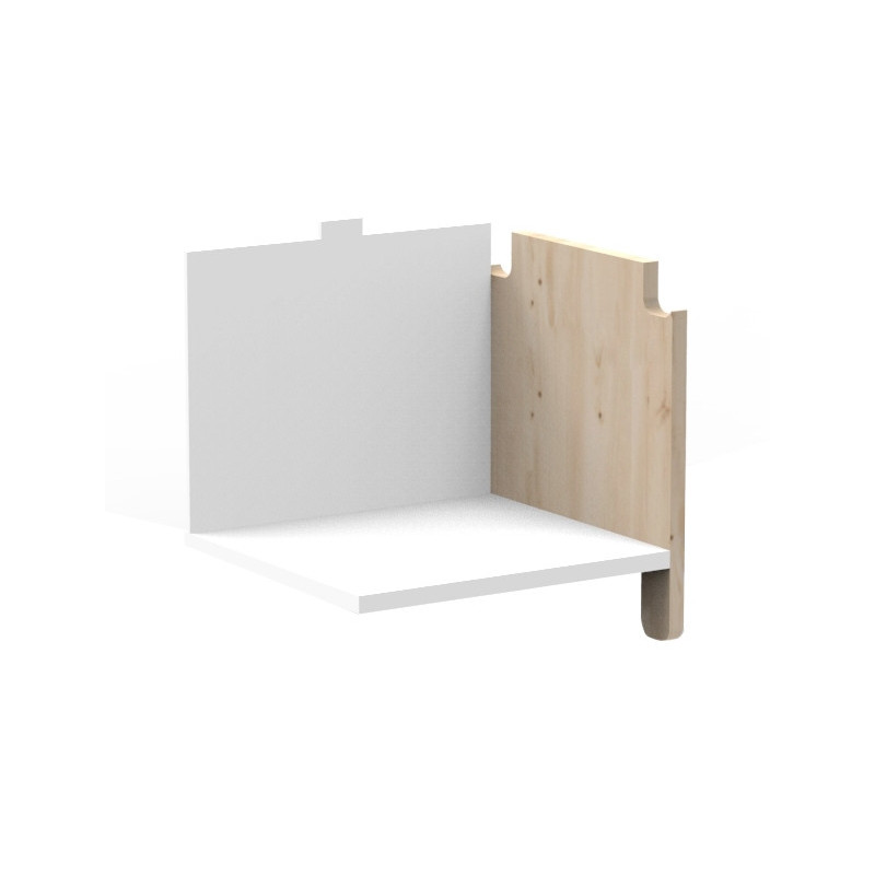 Kit vertical étagère pour kit latéral Asymetry - Mathy by Bols
