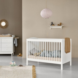 Anc.Matelas Lit bébé Seaside Lille + 68x130 - Oliver Furniture