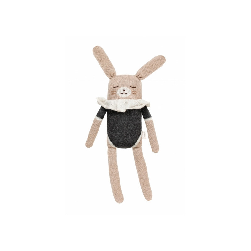 Doudou en tricot Big Lapin Bunny - Main sauvage
