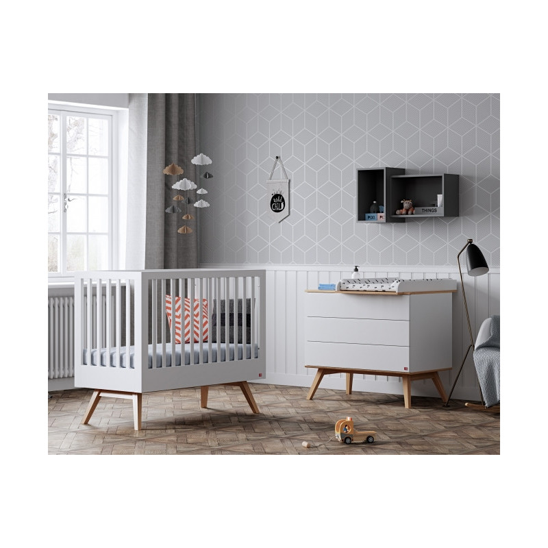 Mini chambre bébé Nature évolutive 70x140 - Vox