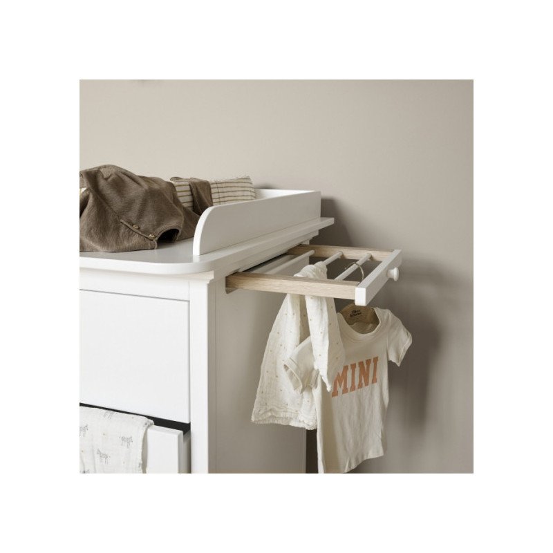 Supports coulissant et sac à linge pour commode 6 tiroirs Seaside - Oliver Furniture | File dans ...