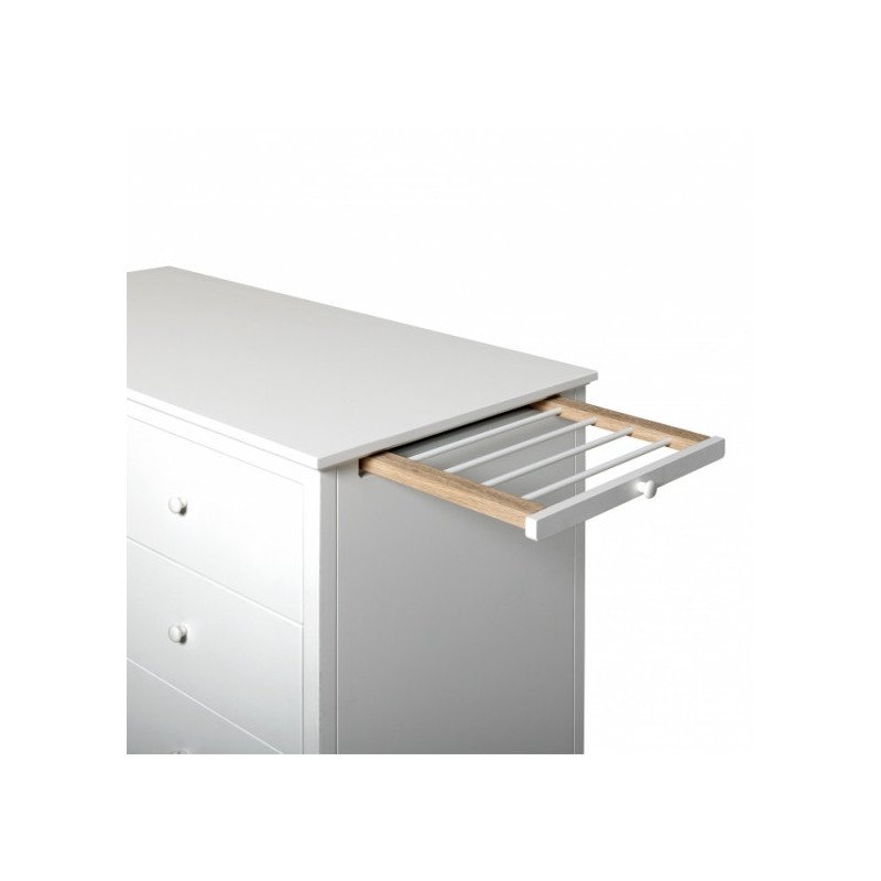 Supports coulissant et sac à linge pour commode 6 tiroirs Seaside - Oliver Furniture | File dans ...
