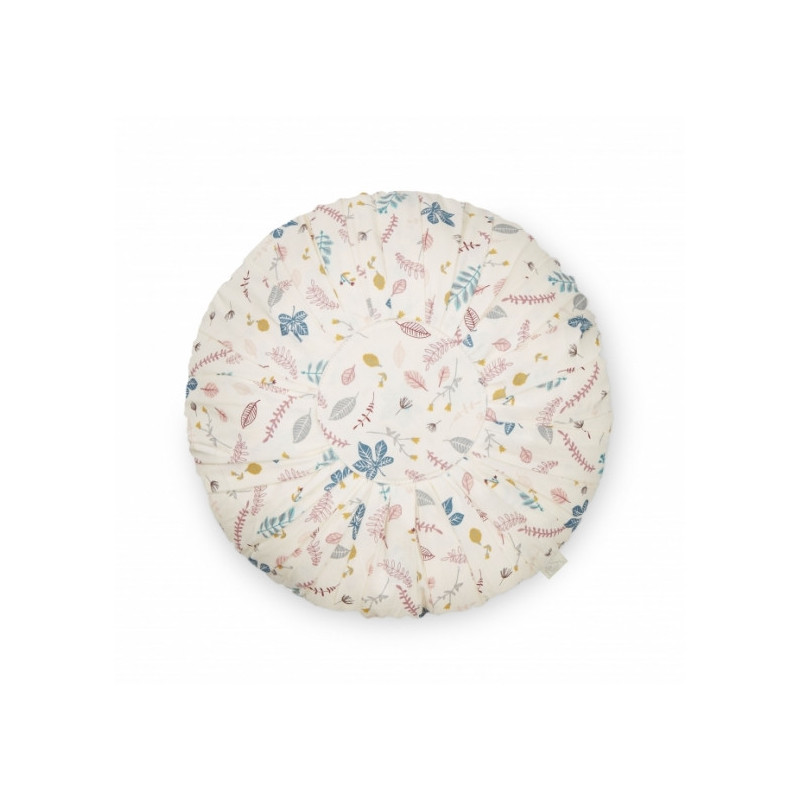 Coussin Rond Pressed Leaves - CamCam