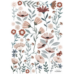 Planche de stickers Ocean Flowers - Lilipinso