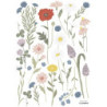 Planche de stickers Fleurs bleuet - Lilipinso