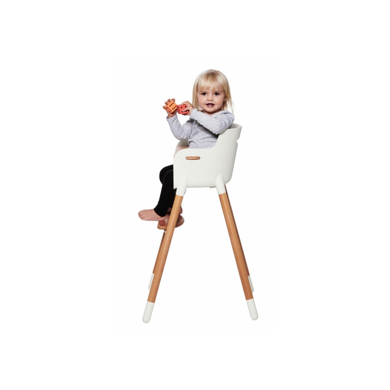 Chaise haute Flexa Baby avec barre de sécurité - Flexa