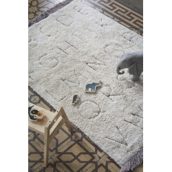 Tapis lavable RugCycled ABC 90x130 - Lorena Canals