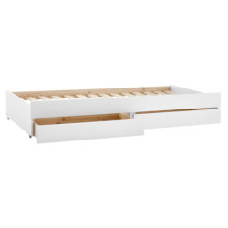 Lit banquette Crossbar + tiroir lit et tiroirs - Flexa No Name