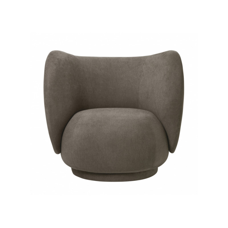 Fauteuil Rico Lounge Brushed - Ferm Living