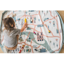 Sac tapis de jeu Paris map - Play&go